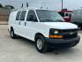 2014 White /Gray Chevrolet Express (1GCWGFCB5E1) , AUTOMATIC transmission, located at 17760 Hwy 62, Morris, OK, 74445, (918) 733-4887, 35.609104, -95.877060 - 2014 CHEVROLET EXPRESS CARGO VAN 6.0L V8 RWD FEATURING POWER LOCKS, POWER WINDOWS, MANUAL MIRRORS, MANUAL SEATS, AM/FM STEREO, LEATHER SEATS, LEATHER-WRAPPED STEERING WHEEL, TRACTION CONTROL, LOCKING METAL CONSOLE, STEEL SHELVES, SPLIT SWING-OUT RIGHT DOORS, AND TOW PACKAGE. EQUIPPED WITH A CNG FUE - Photo#2